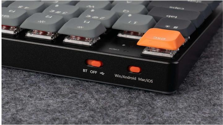 Actual product image Keychron Gaming-Tastatur K1 QMK Version 6 Brown Switch (CH, Cable, Wireless)
