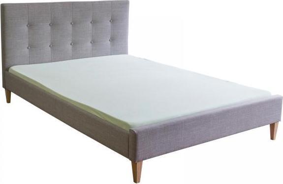 Actual product image Homestyle4u Upholstered bed Double bed Fabric bed Bed frame with slatted frame (180 x 200 cm)
