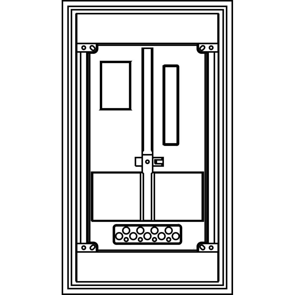 Elsta, Verteilerschrank Zubehör, ZV-W-1Z-A-0GF W1A0