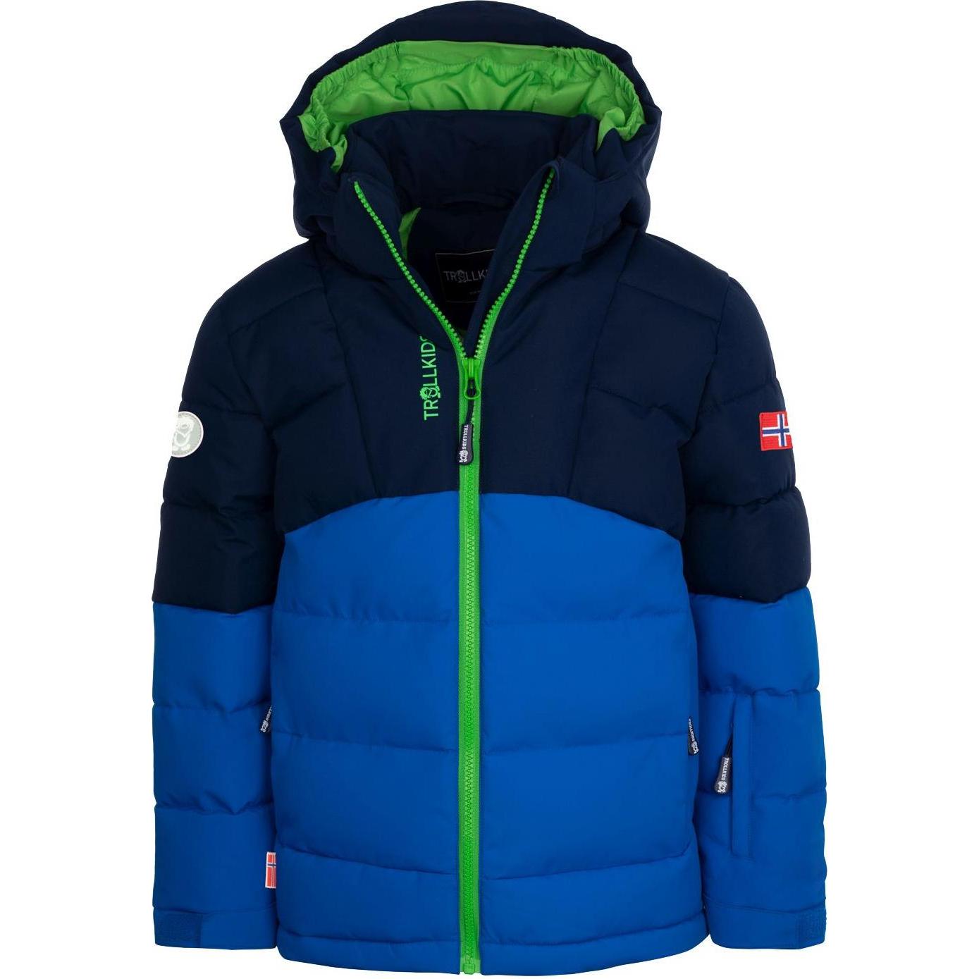 Trollkids, Unisex, Skijacke, Kid's Gryllefjord Jacket (98), Blau, 98