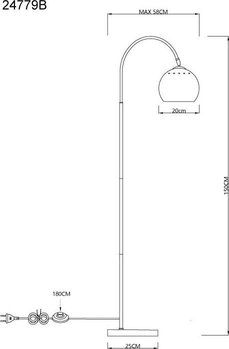 Actual product image Globo Benno (E27)