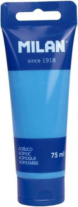 Acrylfarbe in der Tube 75 ml Karibikblau MAILAND (Bleu des Caraïbes, 75 ml)