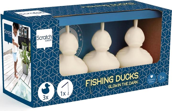 Actual product image Scratch Fishing game Ducks noctilucent (English)