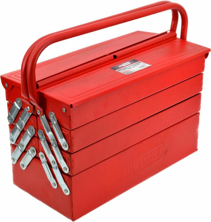 Produktbild AW Tools AWTOOLS METAL TOOL BOX 7 pcs. 430x200x250 mm