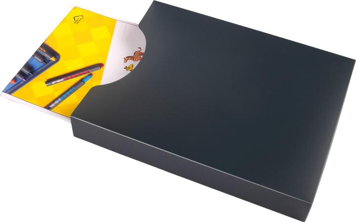 Produktbild Idena Heftbox A4 hoch PP transluzent schwarz (A4, 1 x)