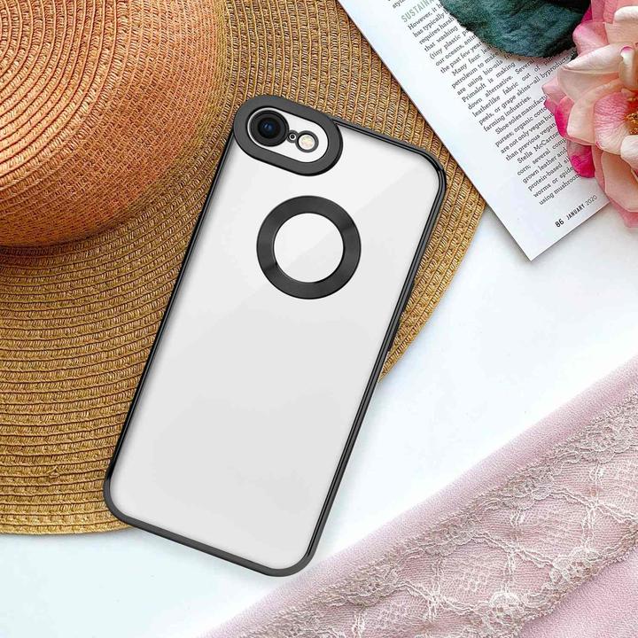 Actual product image Cadorabo TPU Chrome case with camera protection for Apple iPhone 7 / 7S / 8 / SE 2020 (Apple iPhone 7, Apple iPhone SE (2nd Gen))