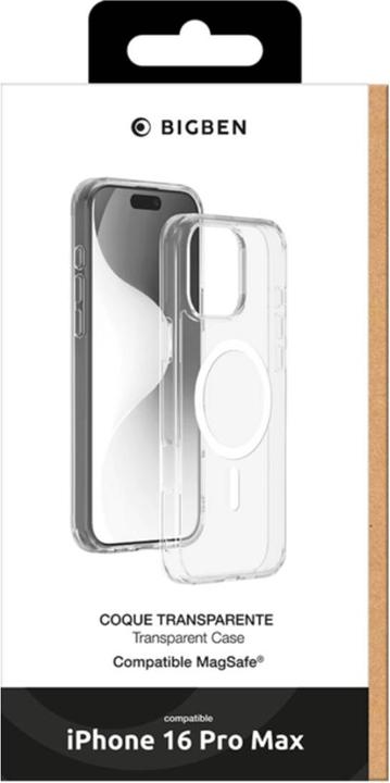 Actual product image Bigben Mobile cover for Apple iPhone 16 Pro Max transparent (Apple iPhone 16 Pro Max)