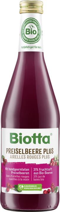 Actual product image Biotta Cranberry Plus (1 x 50 cl)