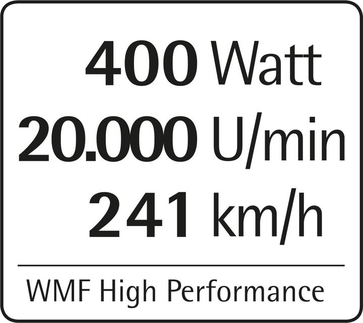 Immagine prodotto WMF CUCINA Miscelatore a colonna con caraffa di vetro (400 W)