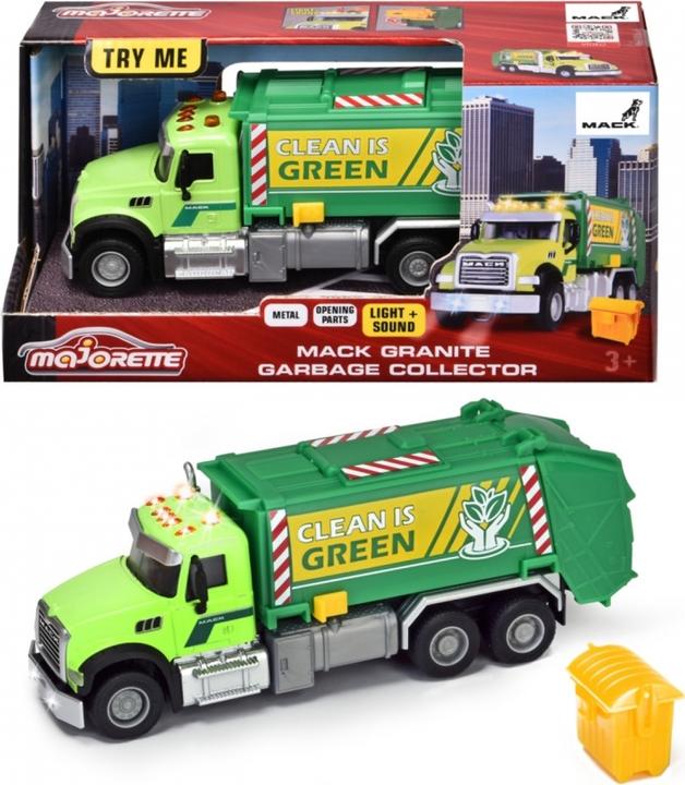 Produktbild Majorette Mack Granite Garbage Truck
