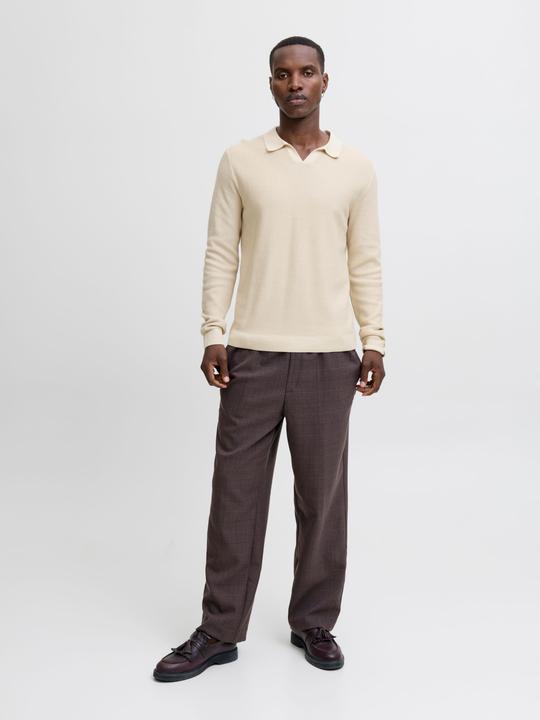 Actual product image Jack & Jones Jprblaeaston Knit Split Neck Ls Sn (M)