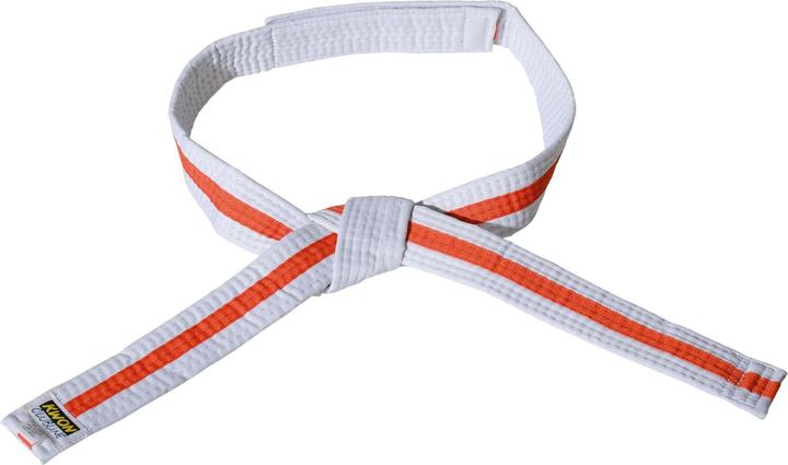 Produktbild Kwon Klettverschlussgürtel weiss/orange/weiss budō Kind