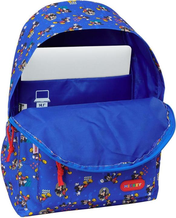 Actual product image Mickey Mouse Club House Schulrucksack Mickey Mouse Clubhouse Today Blau 31 x 43 x 13 cm (13 l)