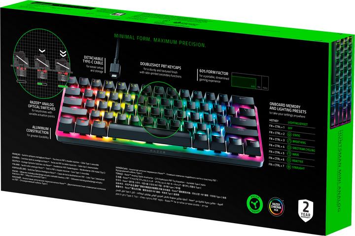 Productafbeelding Razer Huntsman Mini (analoge schakelaar) (DE, Bedraad)