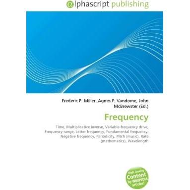 Thumbnail - Frequency, Fachbücher von Agnes F. Vandome, Frederic P. Miller, John McBrewster