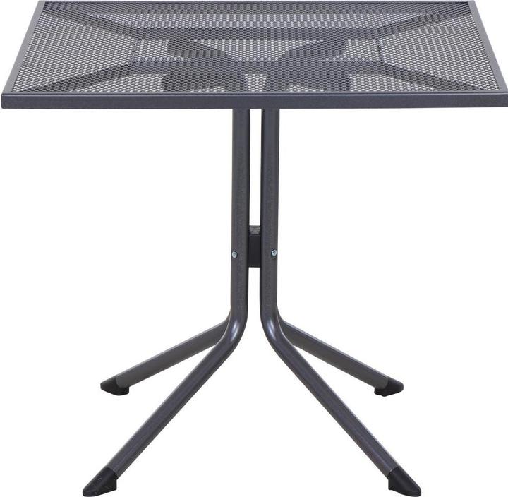 Actual product image Siena Garden Siena Elda Table 80x80 cm, matt anthracite Expanded metal matt anthracite (80 cm)