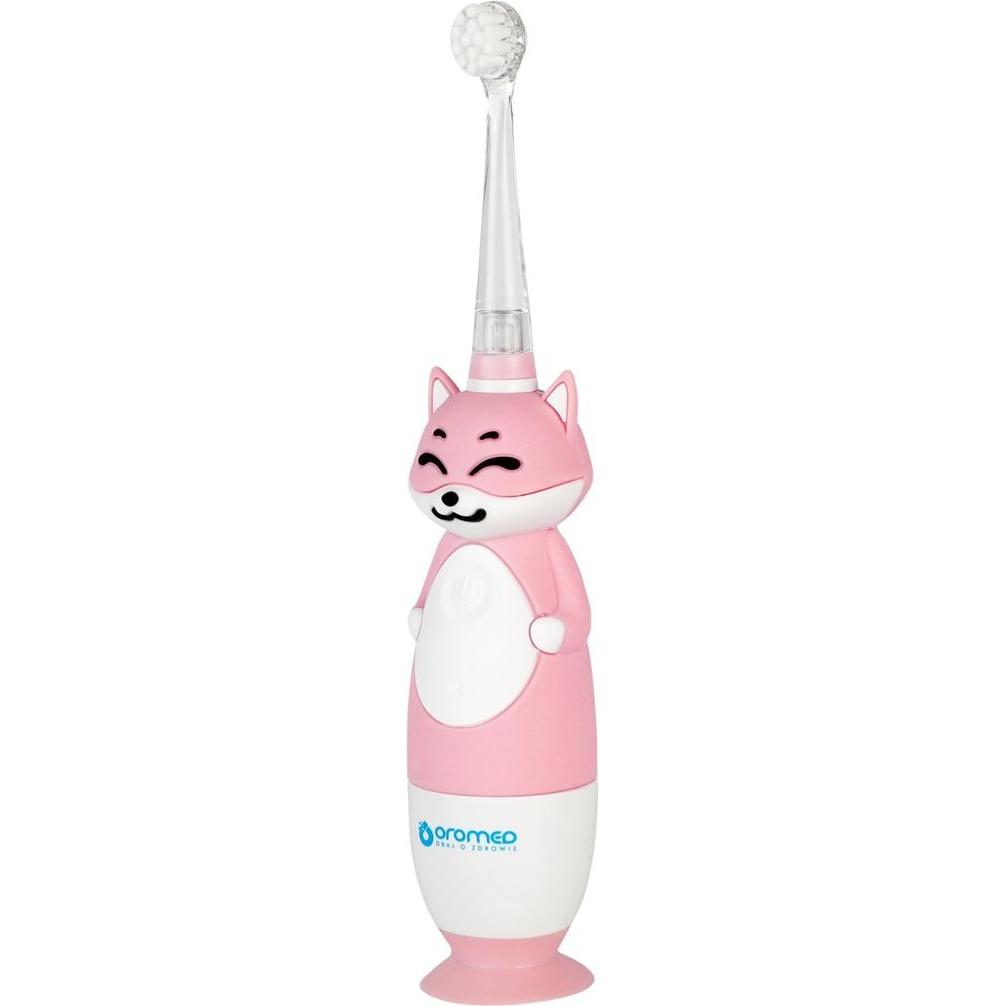 Oromed, Elektrische Zahnbürste, Orokids Schallzahnbürste rosa (Schallzahnbürste)