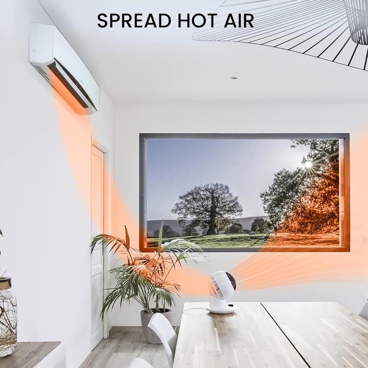 Actual product image Iris Ohyama Woozoo Circulator PCF-SM12N Mini 3 Speed white