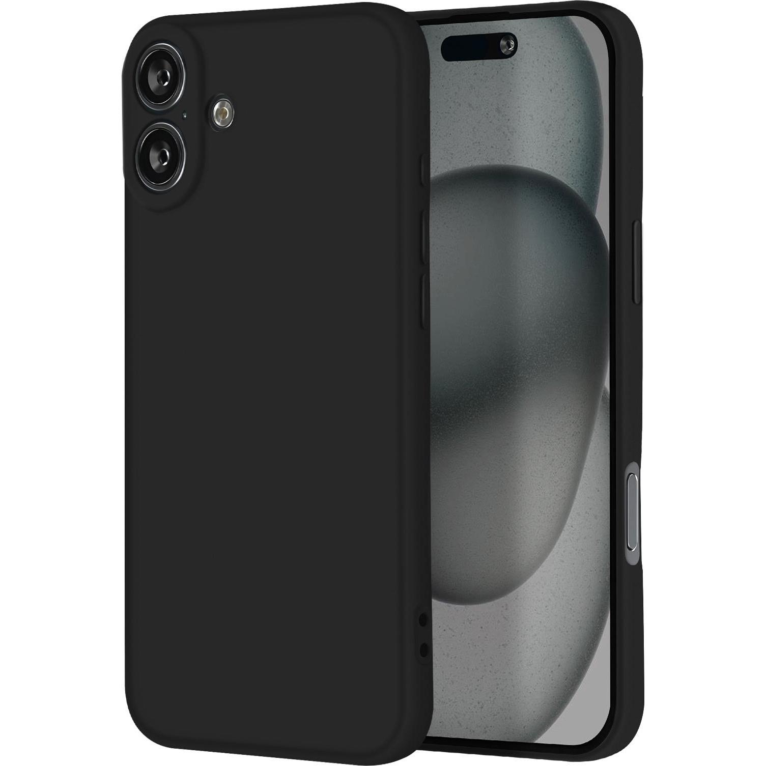 Avizar Classic Case Mat Series (Apple iPhone 16), Smartphone Hülle, Schwarz