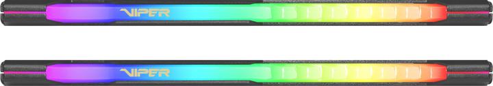 Productafbeelding Patriot DDR4 PC3600 16GB (2x8) Viper Steel RGB (2 x 8GB, 3600 MHz, DDR4 RAM, DIMM 288 pin)