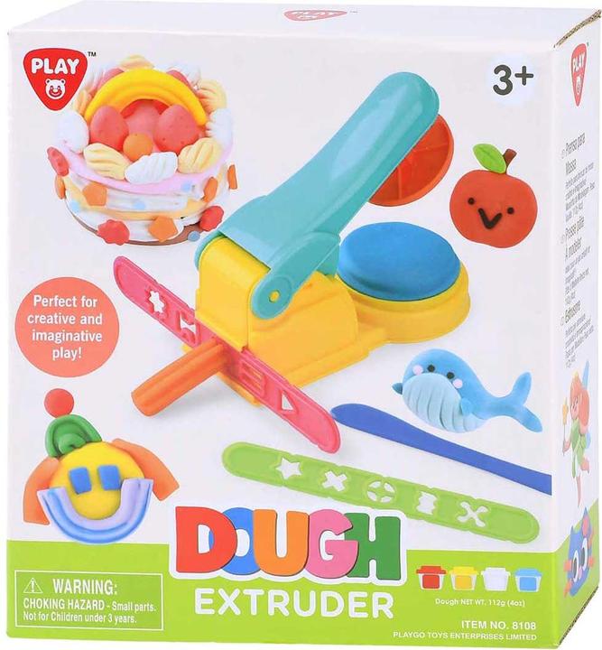 Image du produit PlayGo Tonpressmaschinen-Set - 4 Tontöpfe