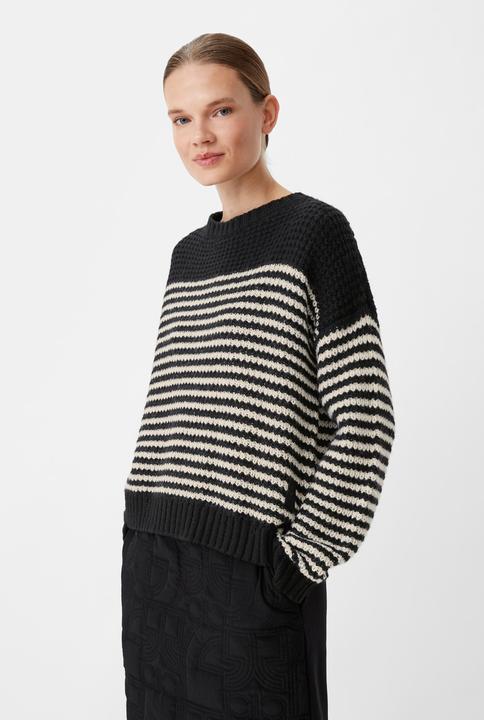 Produktbild Comma Strickpullover Strickpullover mit Logo-Applikation (44)
