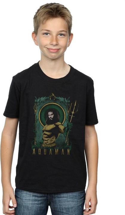 Produktbild Aquaman Framed Trident TShirt Jungen (116)