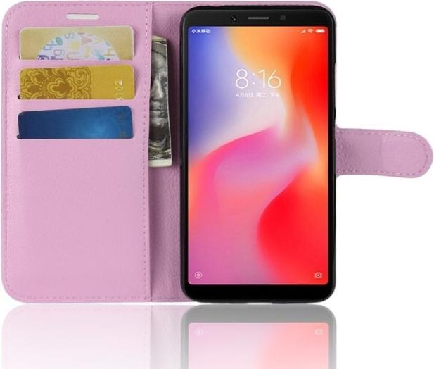 Produktbild MU Classic Litchi Leder Bookcover Series (Xiaomi Redmi 6)