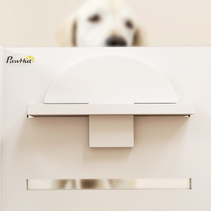 Produktbild Swisshandel24 Hundenapf erhöht, Höhenverstellbar Futternapf für Hunde mit Separatem Design (1 l)