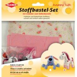 Produktbild Kleiber Stoff-N„hset Pferd, beige & rosa geblmt