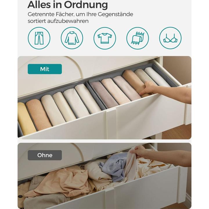 Image du produit Songmics Boîtes de rangement (30 cm, 4x)