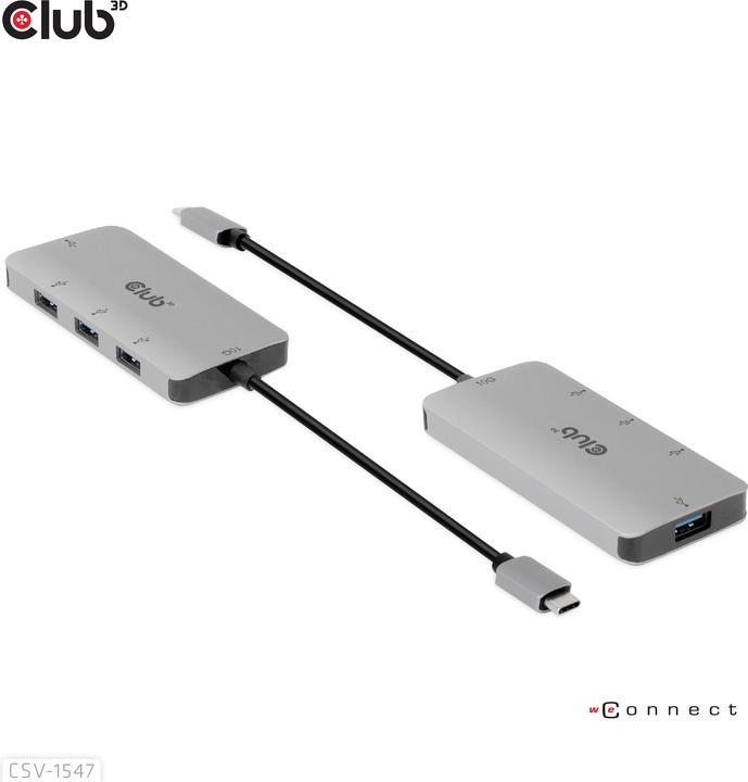 Immagine prodotto Club 3D Usb-Hub (USB-C, 4 porte)