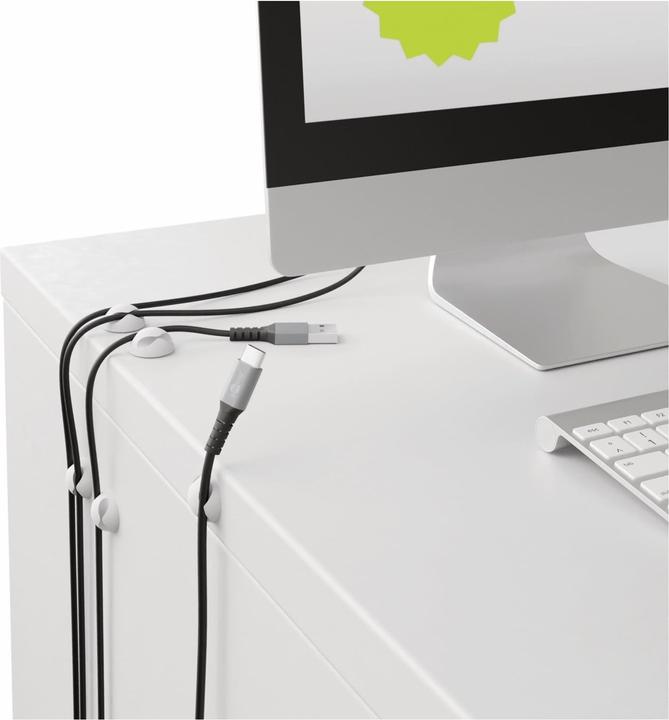 Actual product image Goobay Set of 6 Cable Management 2-Slots