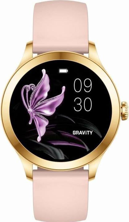 Actual product image Gravity Smartwatch Smartwatch Różowo Złoty 2 Paski GT25-1 PRO (38 mm)
