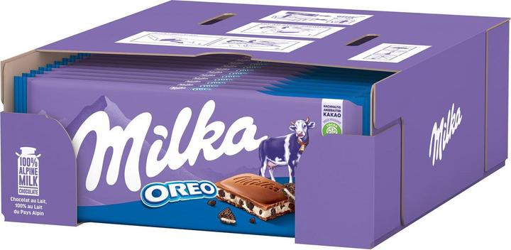 Image du produit Milka Tablette de chocolat Oreo 100 g (100 g)
