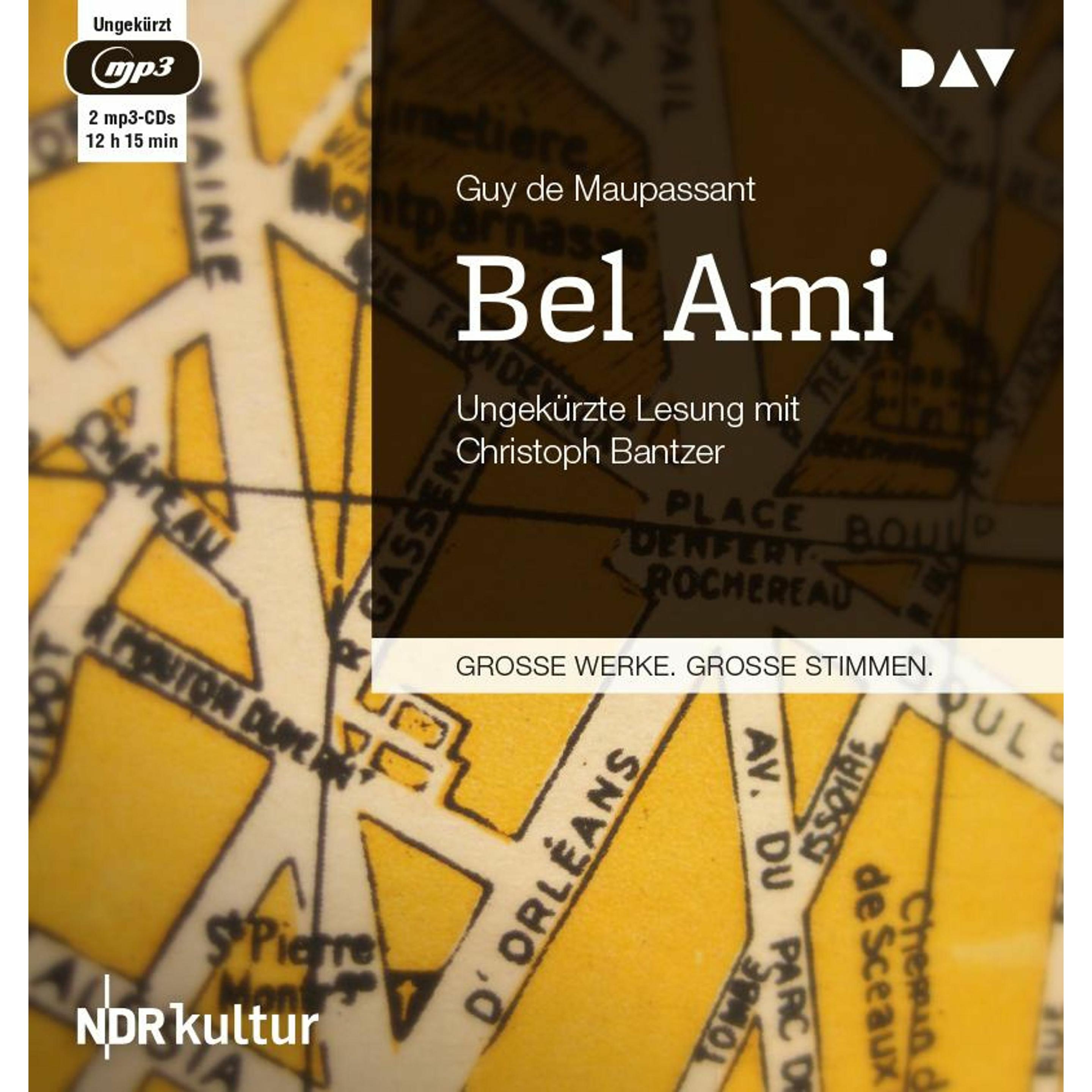 Bel Ami, Hörbücher von Guy de Maupassant, Paul Wiegler, Christoph Bantzer