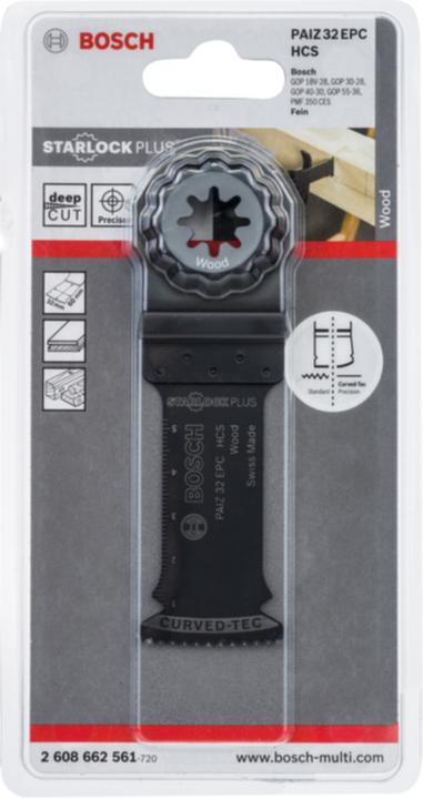 Actual product image Bosch Professional Zubehör HCS plunge cut saw blade PAIZ 32 EPC Wood, 60 x 32 mm