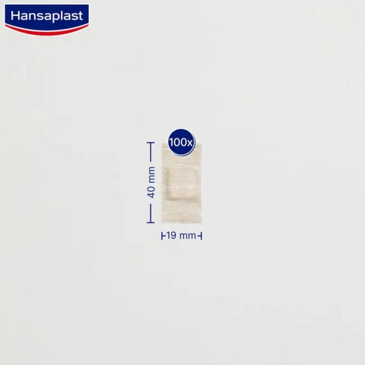 Actual product image Hansaplast Soft injection plasters 1.9 cm x 4 cm for sensitive skin, 100 pcs. plasters (100x)