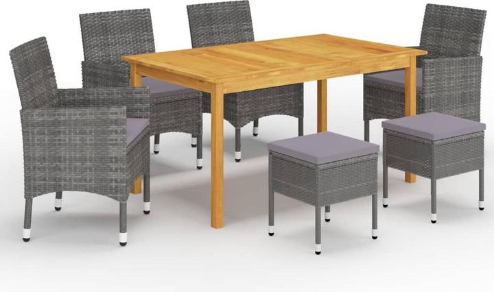 Produktbild vidaXL Garten-Essgruppe (150 x 90 x 74 cm)