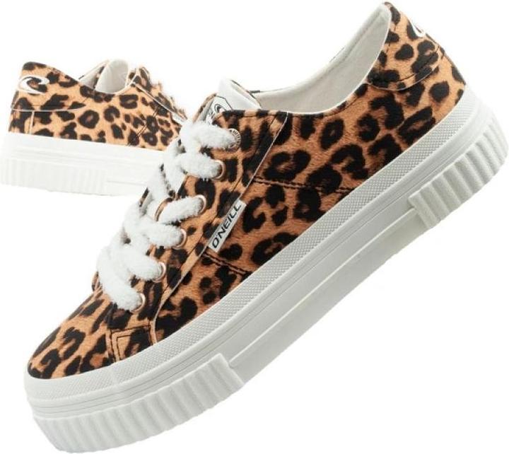 O'Neill women's sports shoes Spinna C sneakers leopard fashionable comfortable (40)