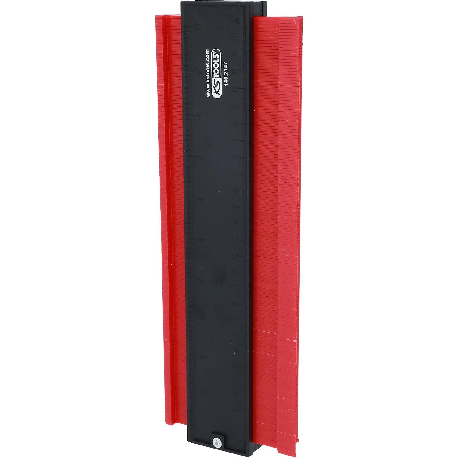 KS Tools, Messlehre, Konturen-Lehre, Kunststoff, 280 mm lang (28 cm)