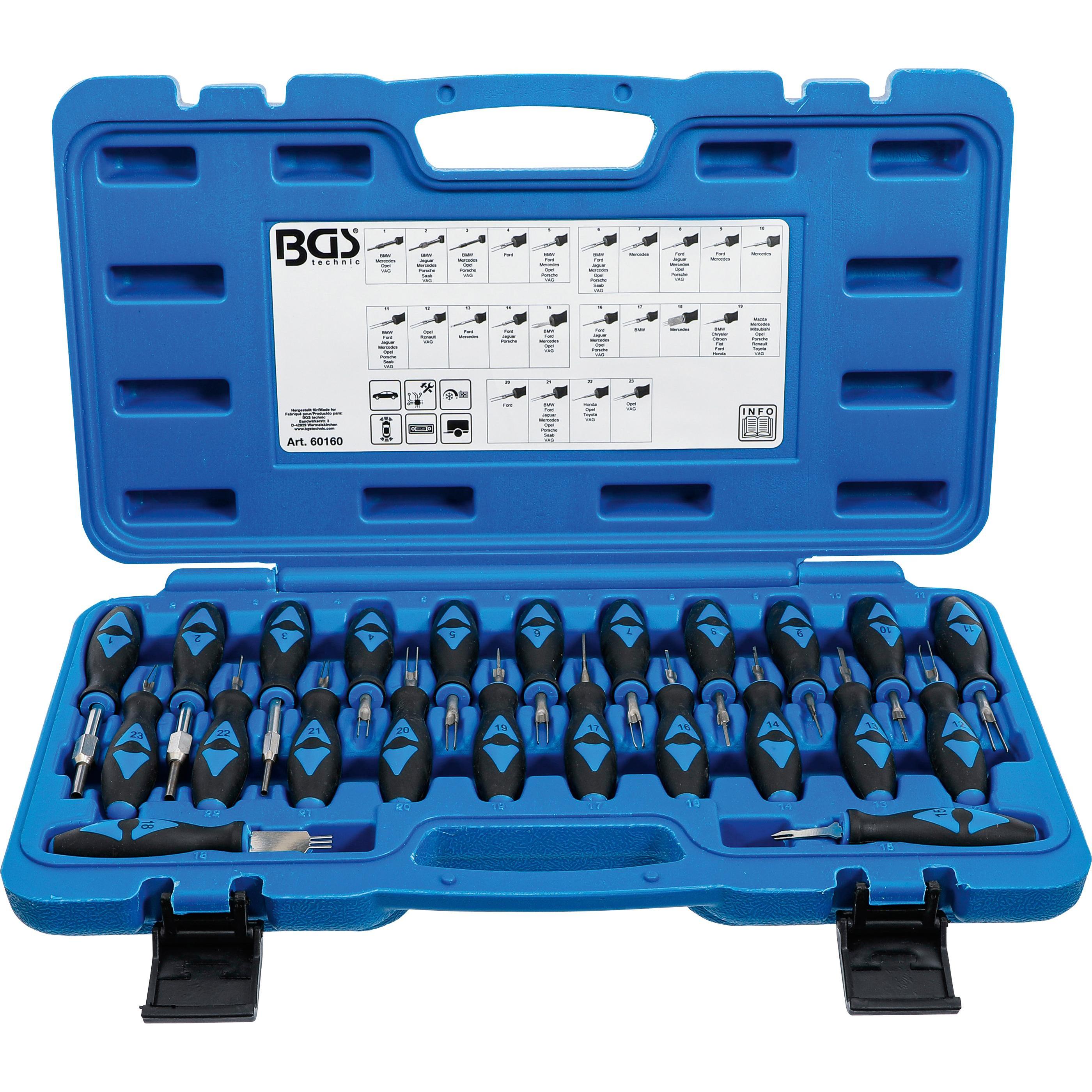 BGS, Fahrzeug Werkzeug, Stecker-Entriegelungs-Werkzeug-Satz