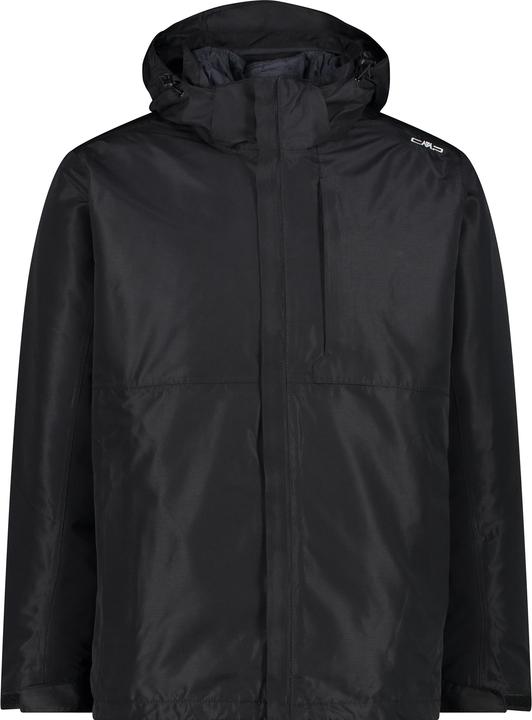Actual product image CMP Campagnolo Jacket Zip Hood Detachable Inner Jacket Taslan (58, 4XL)