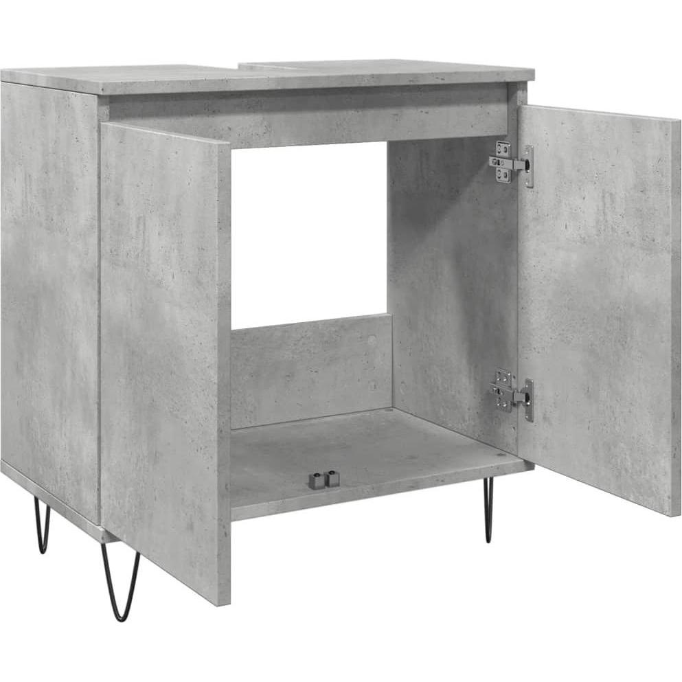 VidaXL, Waschbeckenunterschrank, Badschrank (58 x 33 x 60 cm)
