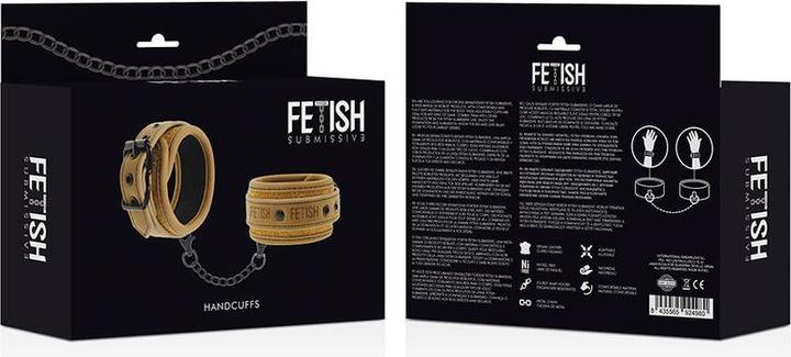 Produktbild Fetish submissive Handschellen aus veganem Leder