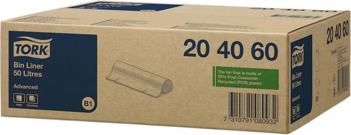 Productafbeelding Tork Afvalzakken 50 l Transparant B1 (10x, 50 l)