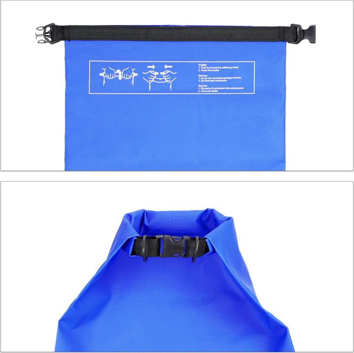 Immagine prodotto Relaxdays Zaino impermeabile Ocean Pack 10 L (10 l)