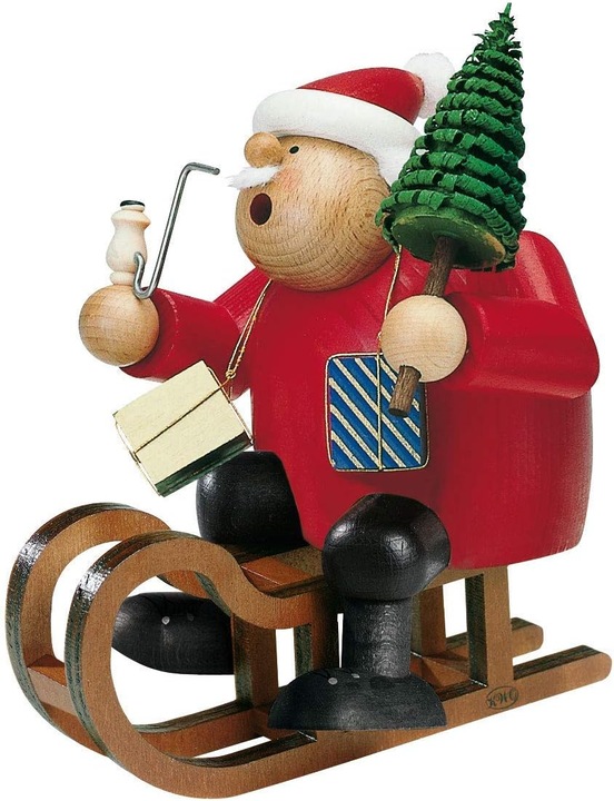 Image du produit KWO Räuchermann - Père Noël avec traîneau