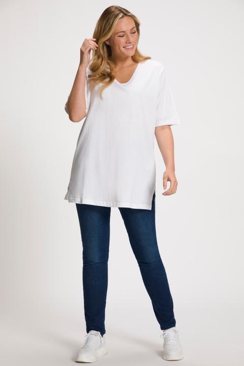 Produktbild Ulla Popken T-Shirt, V-Ausschnitt, Relaxed, Halbarm (42, 44)