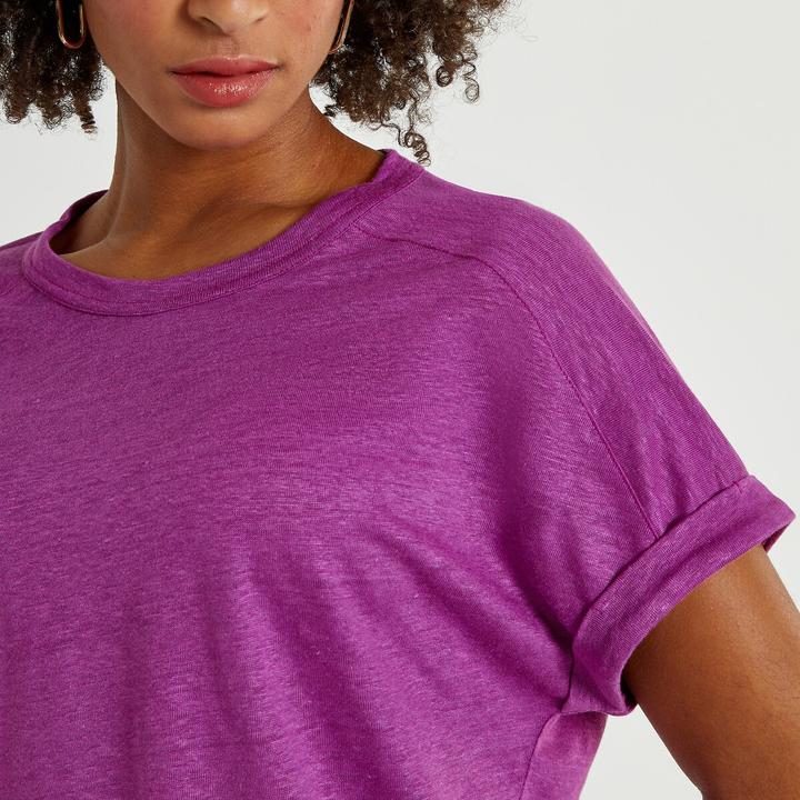 Produktbild La Redoute Collections T-Shirt aus Leinen mit Rundhalsausschnitt (XL)